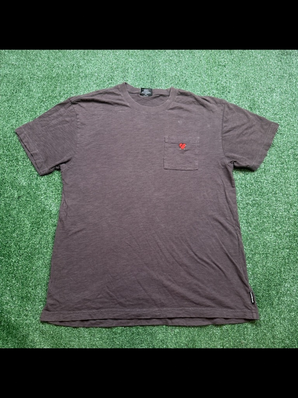 Ice Cream Pocket T Shirt Mens Size L Gray Short Sleeve Streetwear Tee